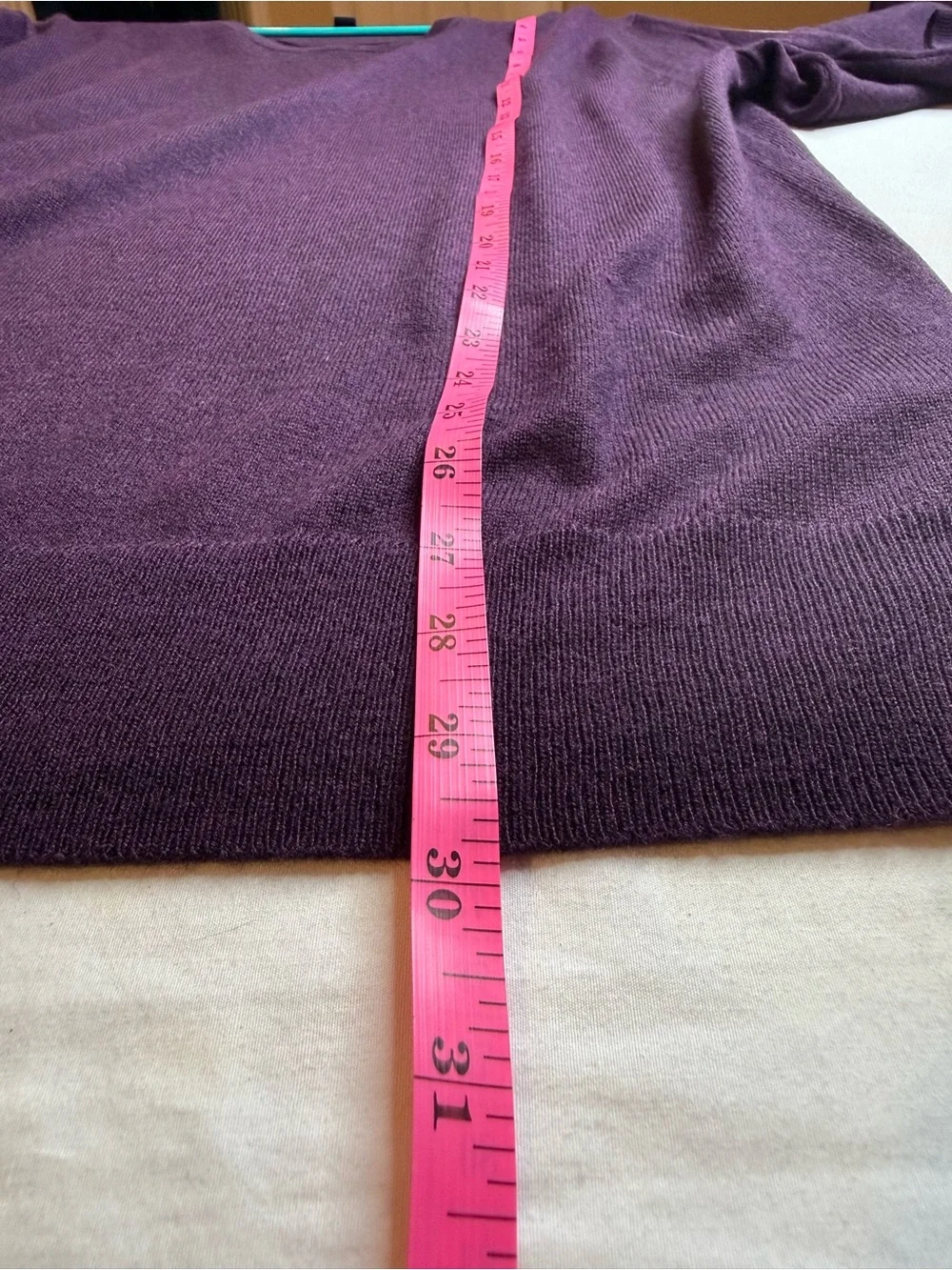 J. Crew Men's Crewneck Sweater in Plum